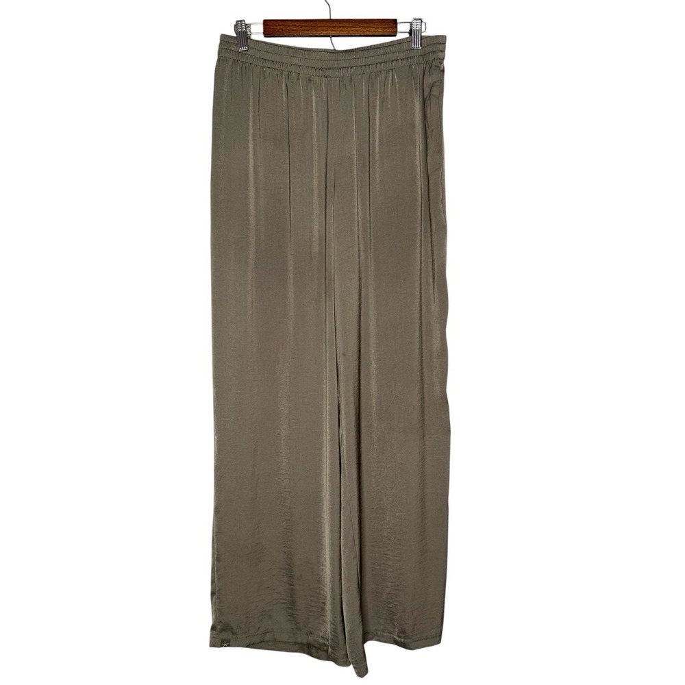Barefoot Dreams Lounge Pants Womens Large Luxe Wide Leg‎ Silky Cozy